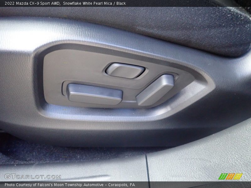 Snowflake White Pearl Mica / Black 2022 Mazda CX-9 Sport AWD