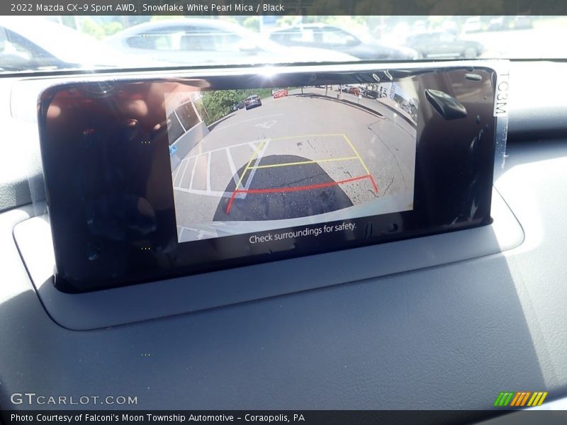 Snowflake White Pearl Mica / Black 2022 Mazda CX-9 Sport AWD