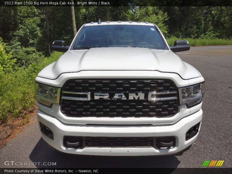 Bright White / Black 2022 Ram 2500 Big Horn Mega Cab 4x4