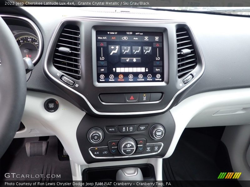 Granite Crystal Metallic / Ski Gray/Black 2022 Jeep Cherokee Latitude Lux 4x4