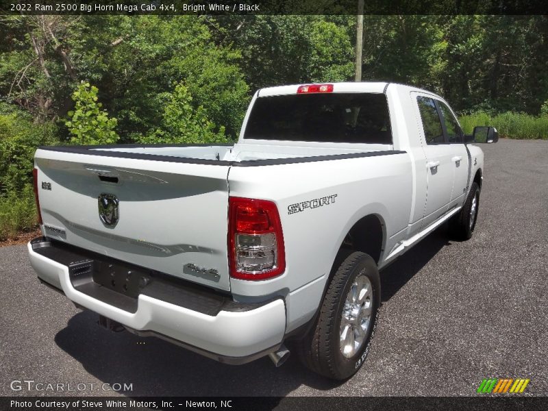 Bright White / Black 2022 Ram 2500 Big Horn Mega Cab 4x4