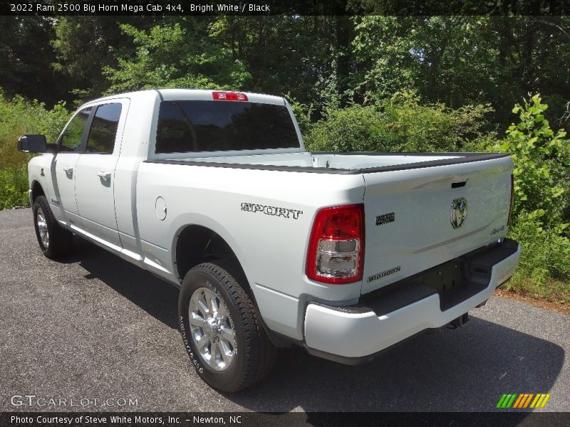 Bright White / Black 2022 Ram 2500 Big Horn Mega Cab 4x4