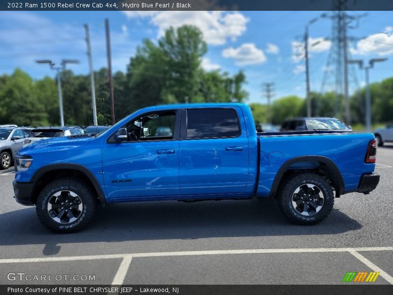  2022 1500 Rebel Crew Cab 4x4 Hydro Blue Pearl