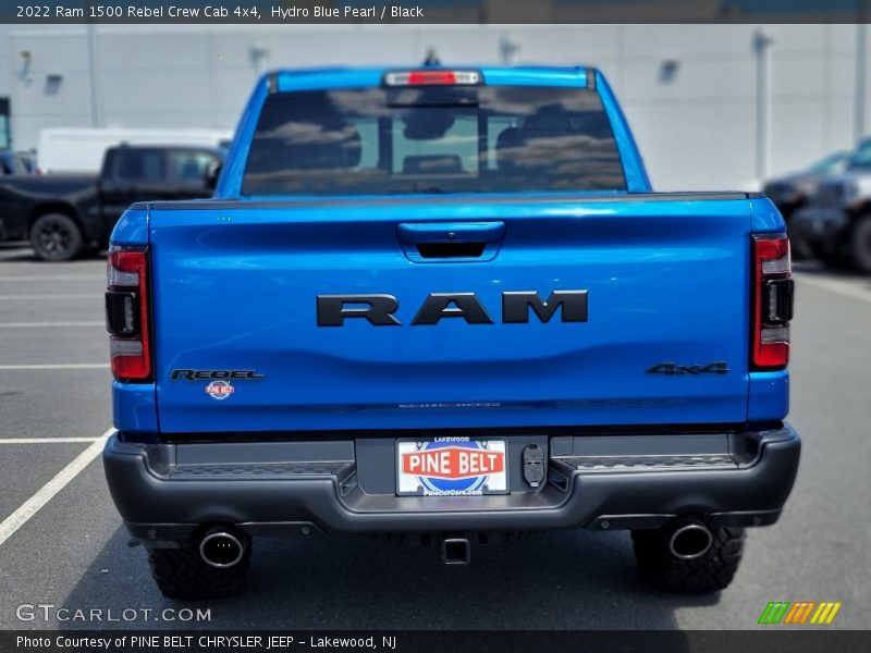 Hydro Blue Pearl / Black 2022 Ram 1500 Rebel Crew Cab 4x4