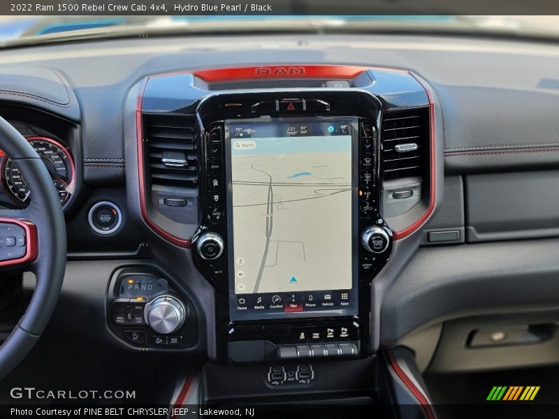 Navigation of 2022 1500 Rebel Crew Cab 4x4