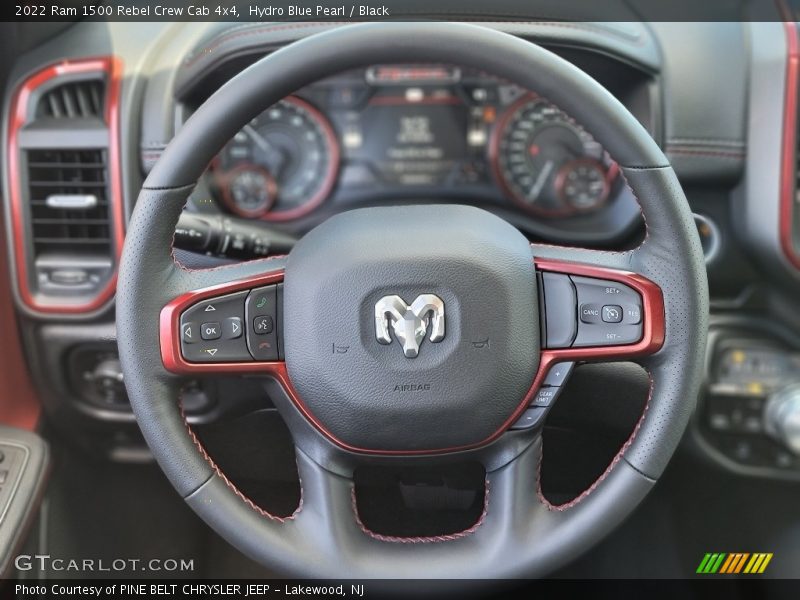  2022 1500 Rebel Crew Cab 4x4 Steering Wheel