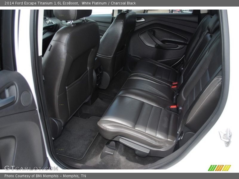 White Platinum / Charcoal Black 2014 Ford Escape Titanium 1.6L EcoBoost