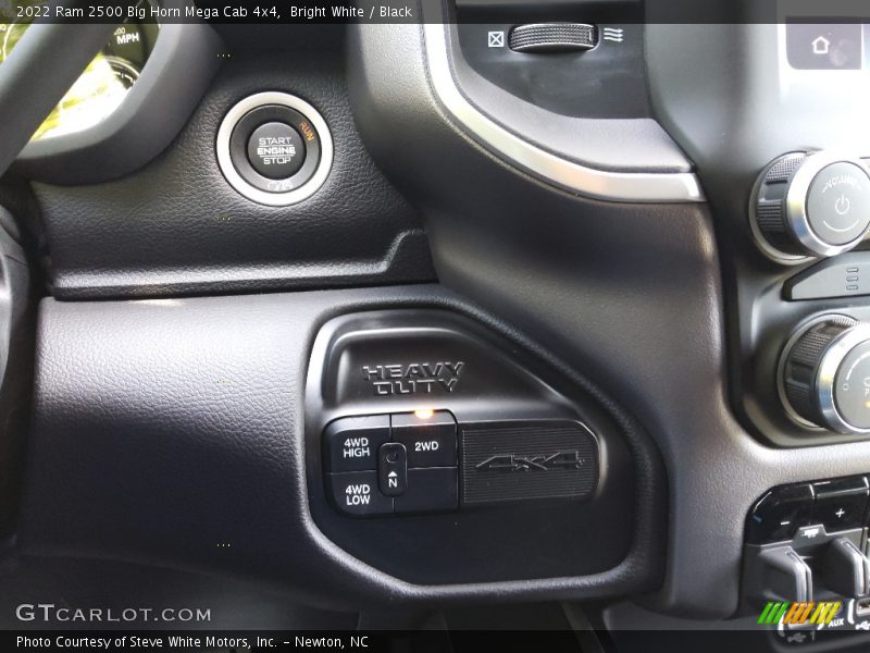 Controls of 2022 2500 Big Horn Mega Cab 4x4