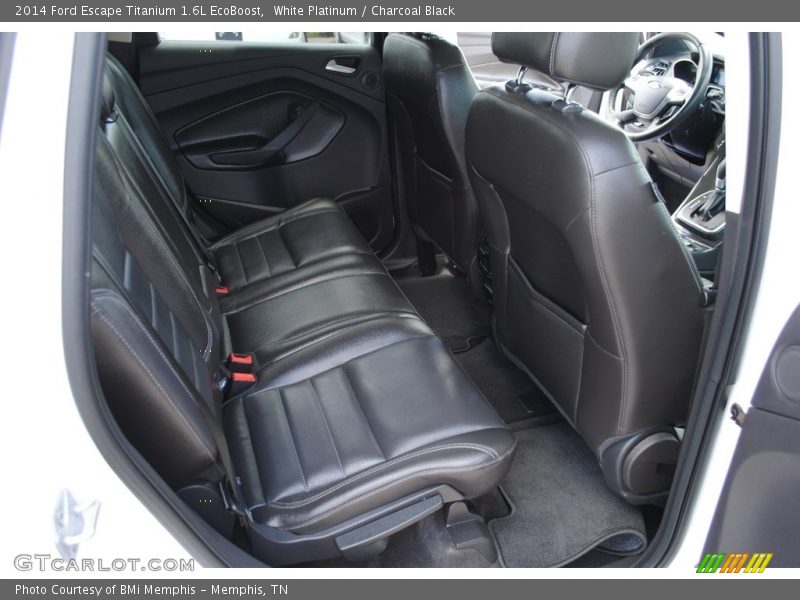 White Platinum / Charcoal Black 2014 Ford Escape Titanium 1.6L EcoBoost