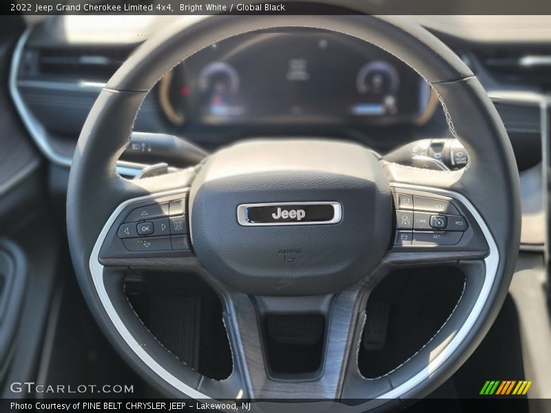 Bright White / Global Black 2022 Jeep Grand Cherokee Limited 4x4