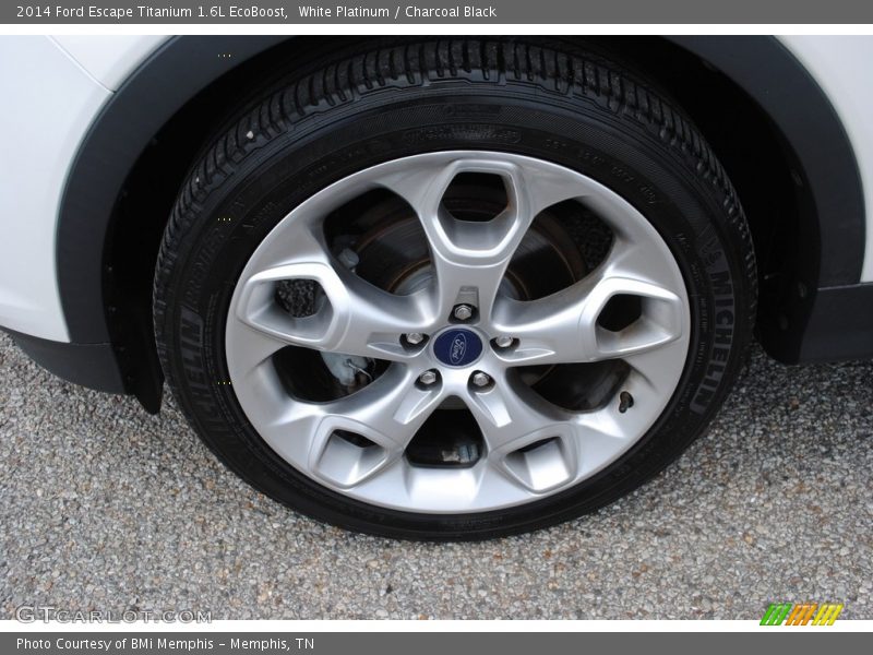 White Platinum / Charcoal Black 2014 Ford Escape Titanium 1.6L EcoBoost