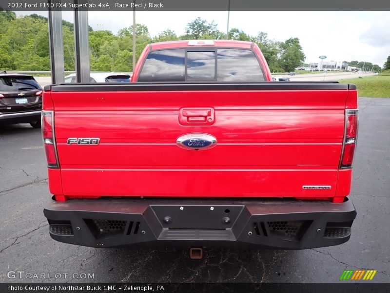 Race Red / Black 2012 Ford F150 FX4 SuperCab 4x4