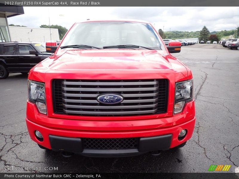 Race Red / Black 2012 Ford F150 FX4 SuperCab 4x4