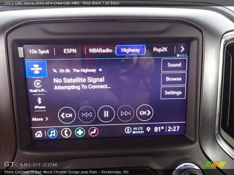 Onyx Black / Jet Black 2021 GMC Sierra 1500 AT4 Crew Cab 4WD