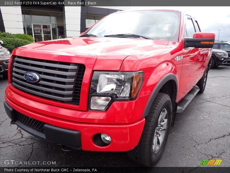 Race Red / Black 2012 Ford F150 FX4 SuperCab 4x4