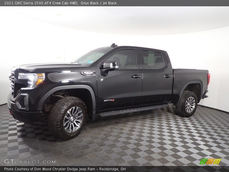 Onyx Black / Jet Black 2021 GMC Sierra 1500 AT4 Crew Cab 4WD