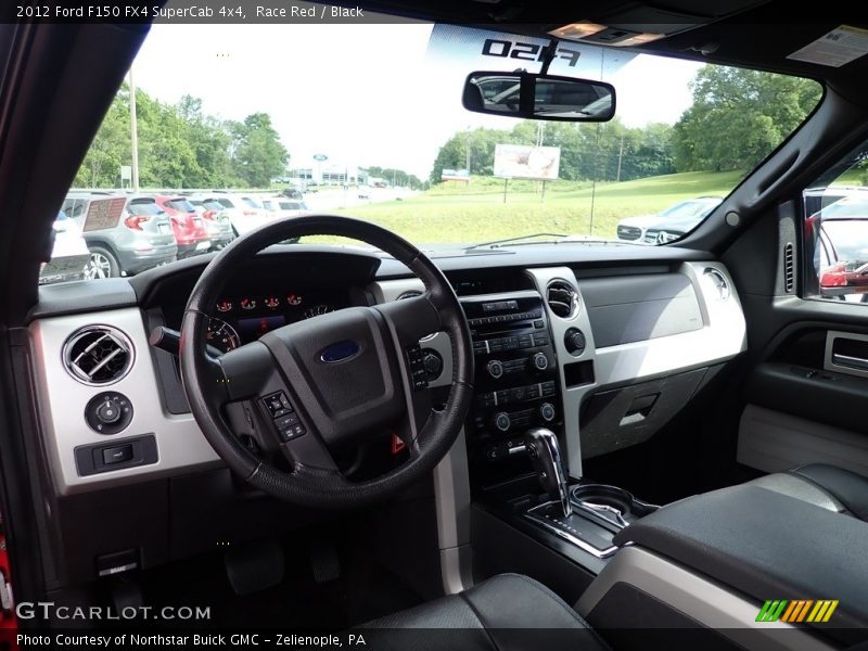 Race Red / Black 2012 Ford F150 FX4 SuperCab 4x4