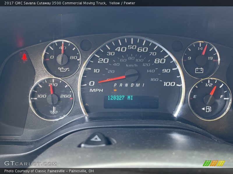  2017 Savana Cutaway 3500 Commercial Moving Truck 3500 Commercial Moving Truck Gauges