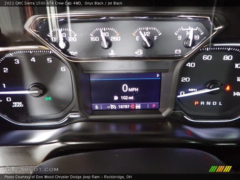 Onyx Black / Jet Black 2021 GMC Sierra 1500 AT4 Crew Cab 4WD