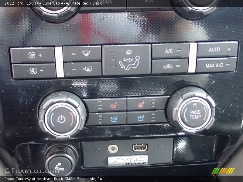 Race Red / Black 2012 Ford F150 FX4 SuperCab 4x4