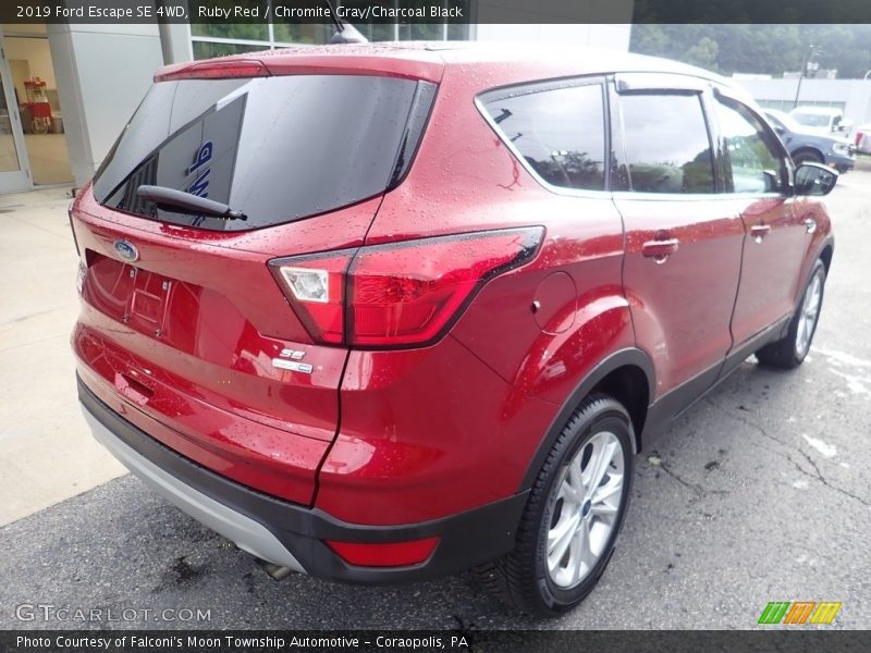 Ruby Red / Chromite Gray/Charcoal Black 2019 Ford Escape SE 4WD