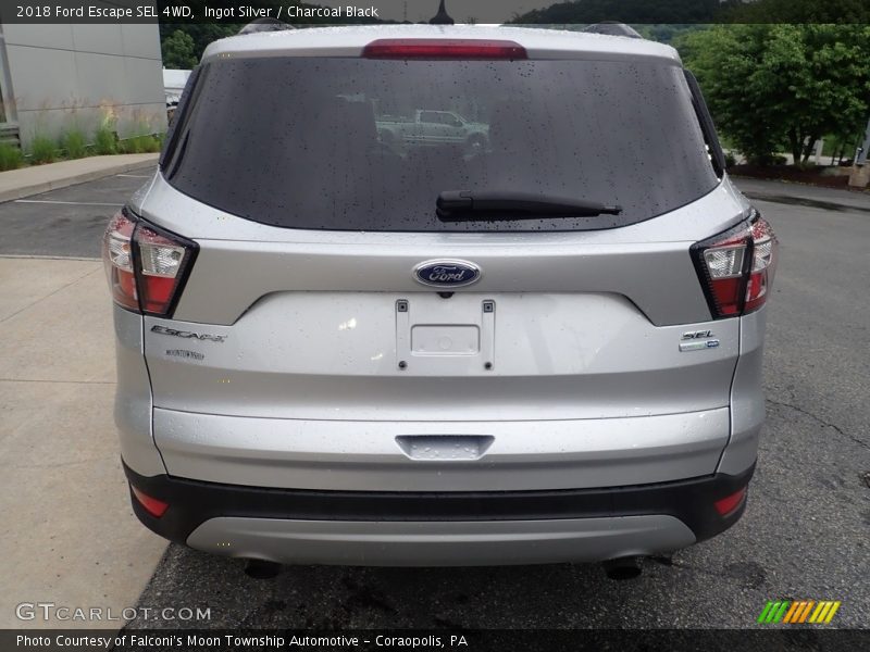 Ingot Silver / Charcoal Black 2018 Ford Escape SEL 4WD