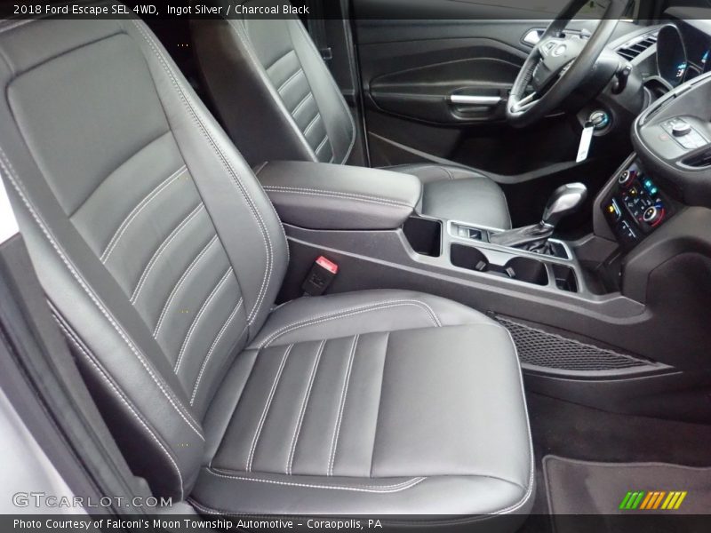 Ingot Silver / Charcoal Black 2018 Ford Escape SEL 4WD