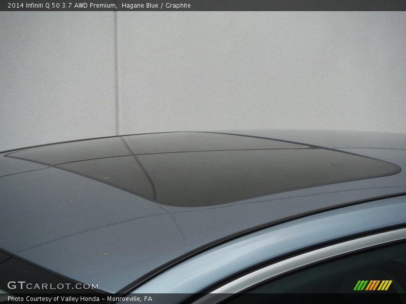 Hagane Blue / Graphite 2014 Infiniti Q 50 3.7 AWD Premium
