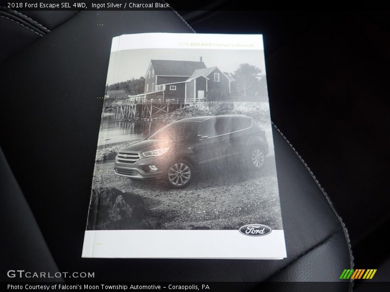 Ingot Silver / Charcoal Black 2018 Ford Escape SEL 4WD