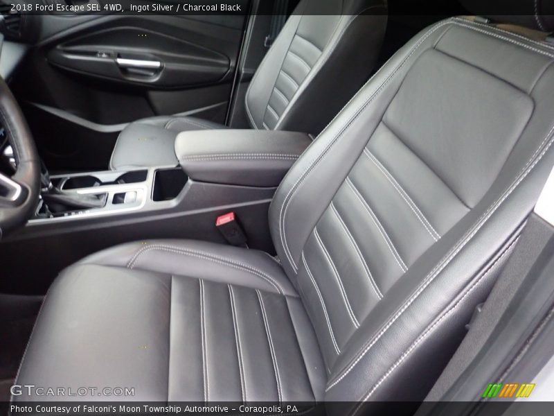 Ingot Silver / Charcoal Black 2018 Ford Escape SEL 4WD