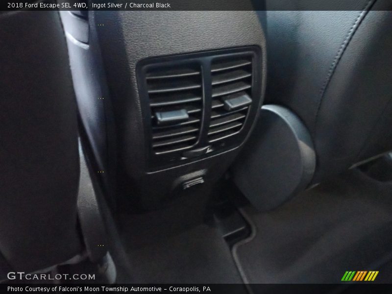 Ingot Silver / Charcoal Black 2018 Ford Escape SEL 4WD
