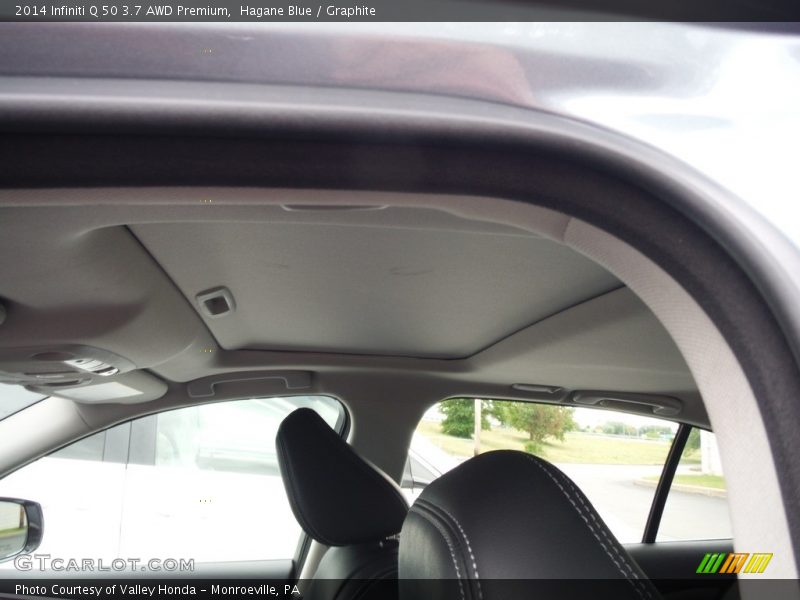 Hagane Blue / Graphite 2014 Infiniti Q 50 3.7 AWD Premium