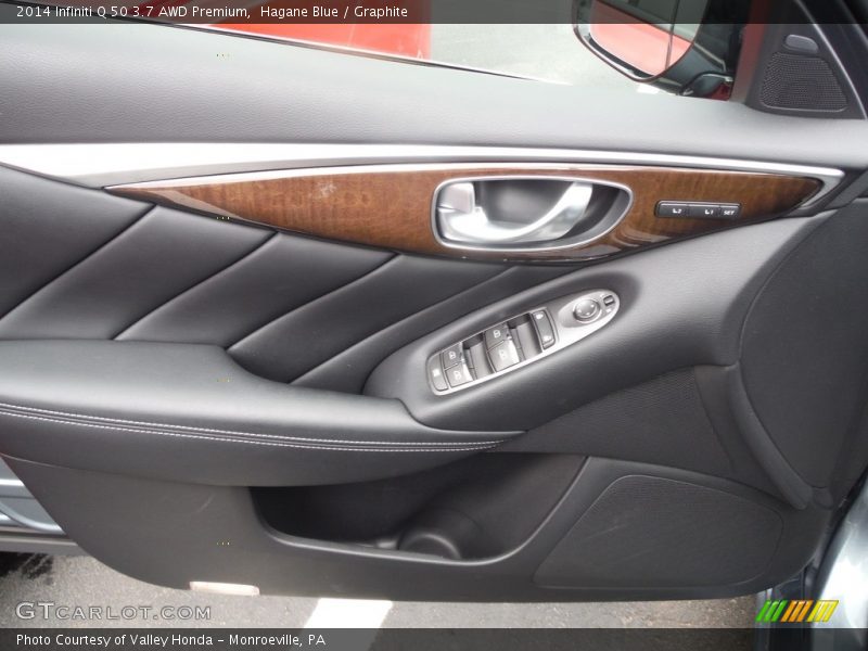 Hagane Blue / Graphite 2014 Infiniti Q 50 3.7 AWD Premium