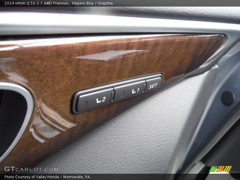 Hagane Blue / Graphite 2014 Infiniti Q 50 3.7 AWD Premium