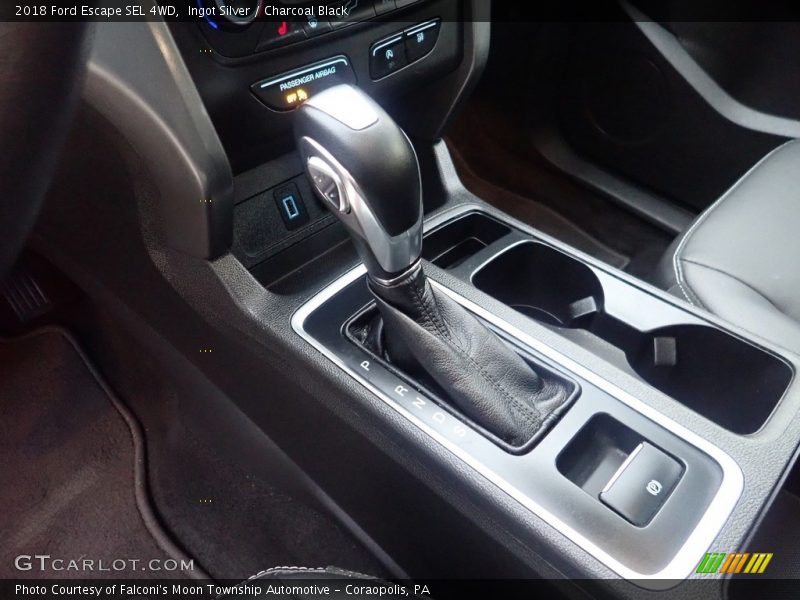 Ingot Silver / Charcoal Black 2018 Ford Escape SEL 4WD