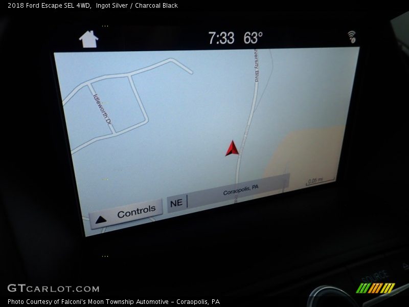 Ingot Silver / Charcoal Black 2018 Ford Escape SEL 4WD