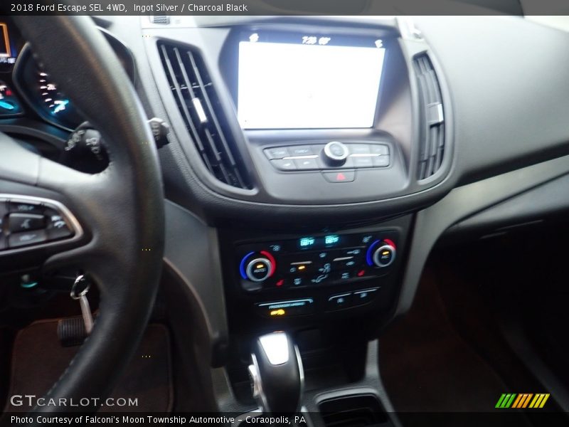 Ingot Silver / Charcoal Black 2018 Ford Escape SEL 4WD