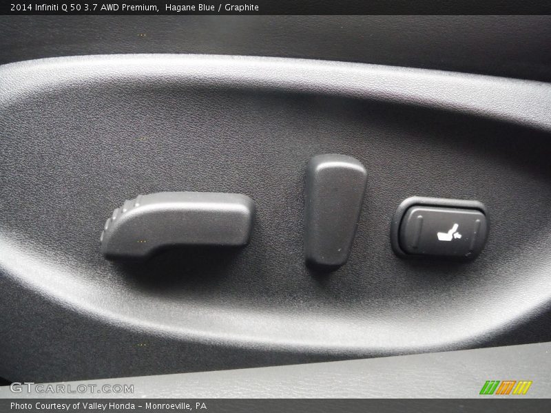 Hagane Blue / Graphite 2014 Infiniti Q 50 3.7 AWD Premium