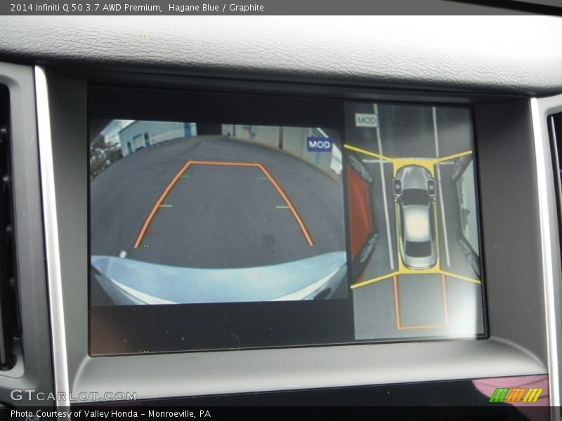 Hagane Blue / Graphite 2014 Infiniti Q 50 3.7 AWD Premium