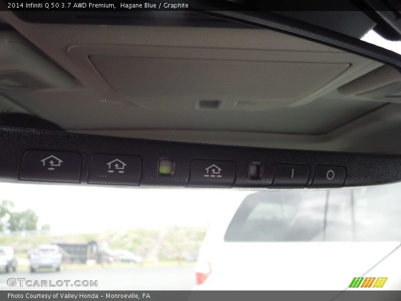 Hagane Blue / Graphite 2014 Infiniti Q 50 3.7 AWD Premium