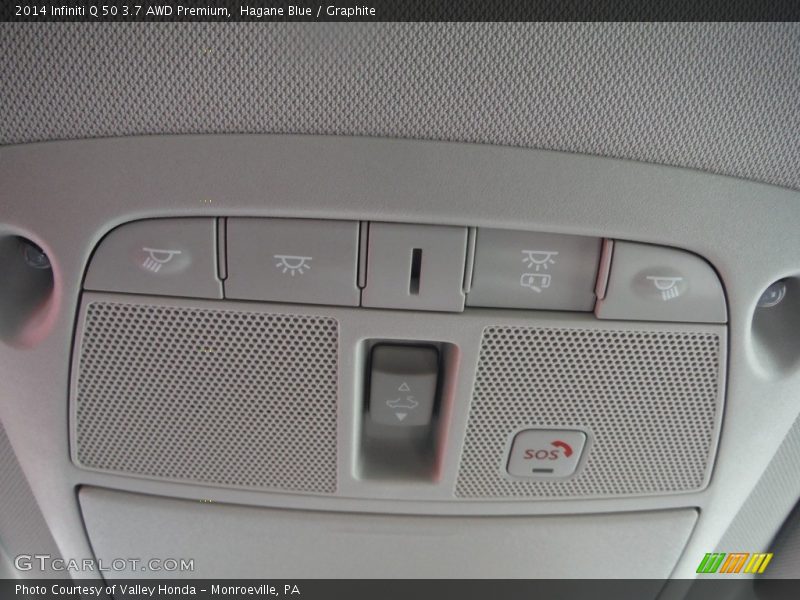 Hagane Blue / Graphite 2014 Infiniti Q 50 3.7 AWD Premium