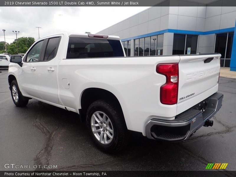 Summit White / Jet Black 2019 Chevrolet Silverado 1500 LT Double Cab 4WD