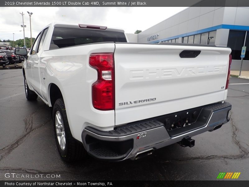 Summit White / Jet Black 2019 Chevrolet Silverado 1500 LT Double Cab 4WD