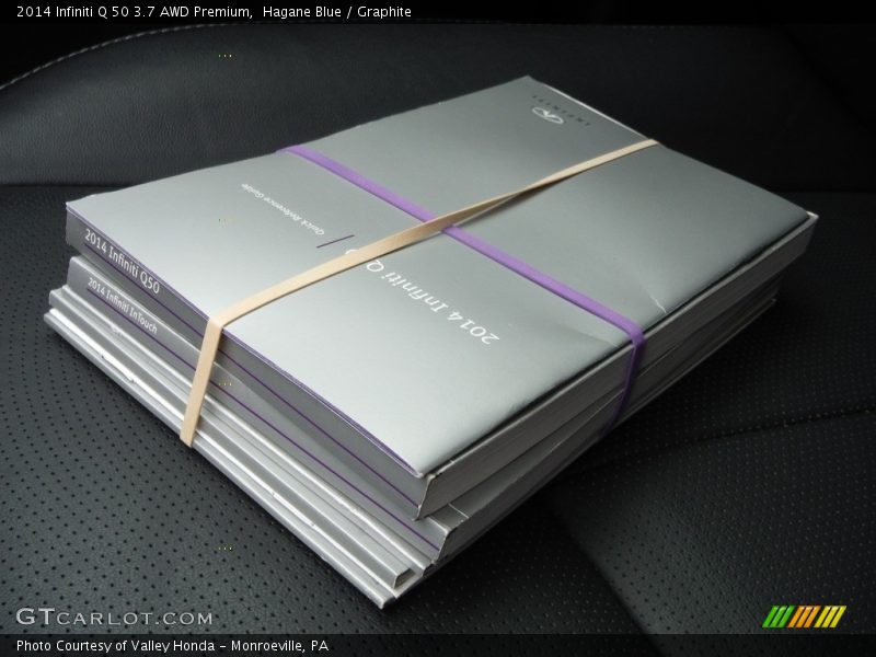 Hagane Blue / Graphite 2014 Infiniti Q 50 3.7 AWD Premium