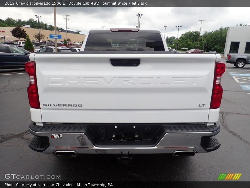 Summit White / Jet Black 2019 Chevrolet Silverado 1500 LT Double Cab 4WD
