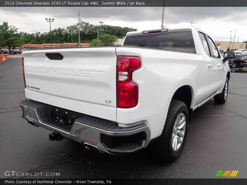 Summit White / Jet Black 2019 Chevrolet Silverado 1500 LT Double Cab 4WD