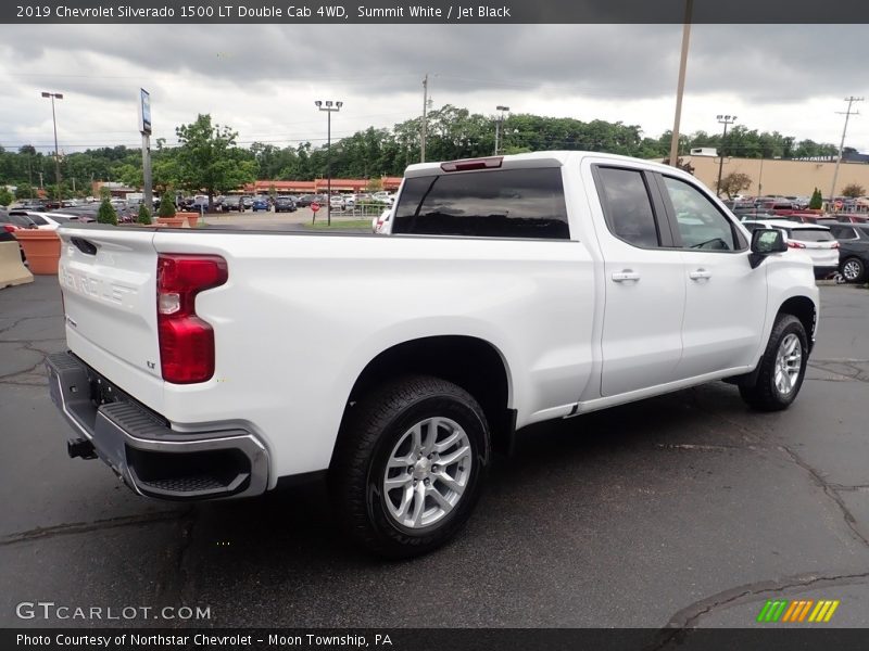 Summit White / Jet Black 2019 Chevrolet Silverado 1500 LT Double Cab 4WD