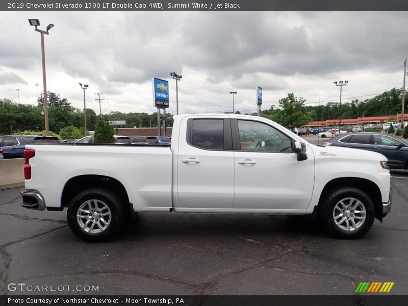 Summit White / Jet Black 2019 Chevrolet Silverado 1500 LT Double Cab 4WD