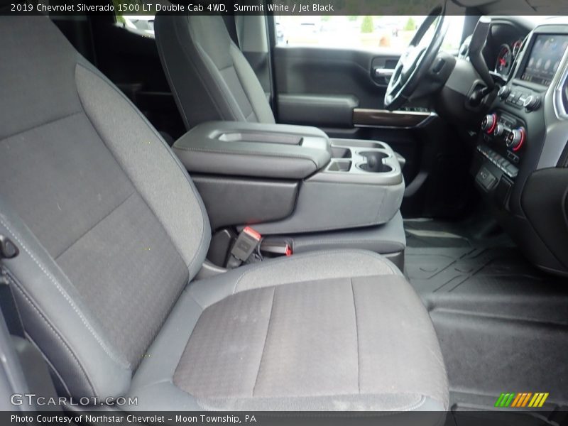 Summit White / Jet Black 2019 Chevrolet Silverado 1500 LT Double Cab 4WD