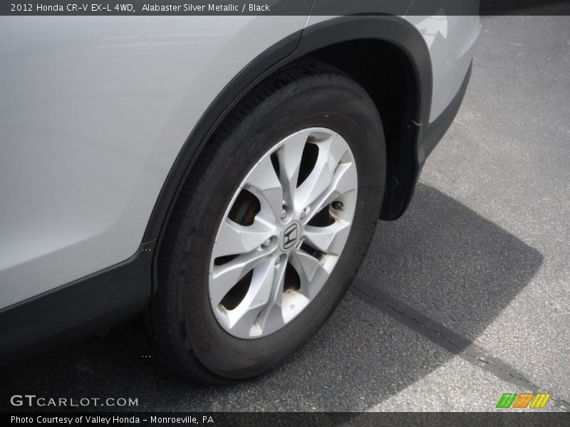 Alabaster Silver Metallic / Black 2012 Honda CR-V EX-L 4WD